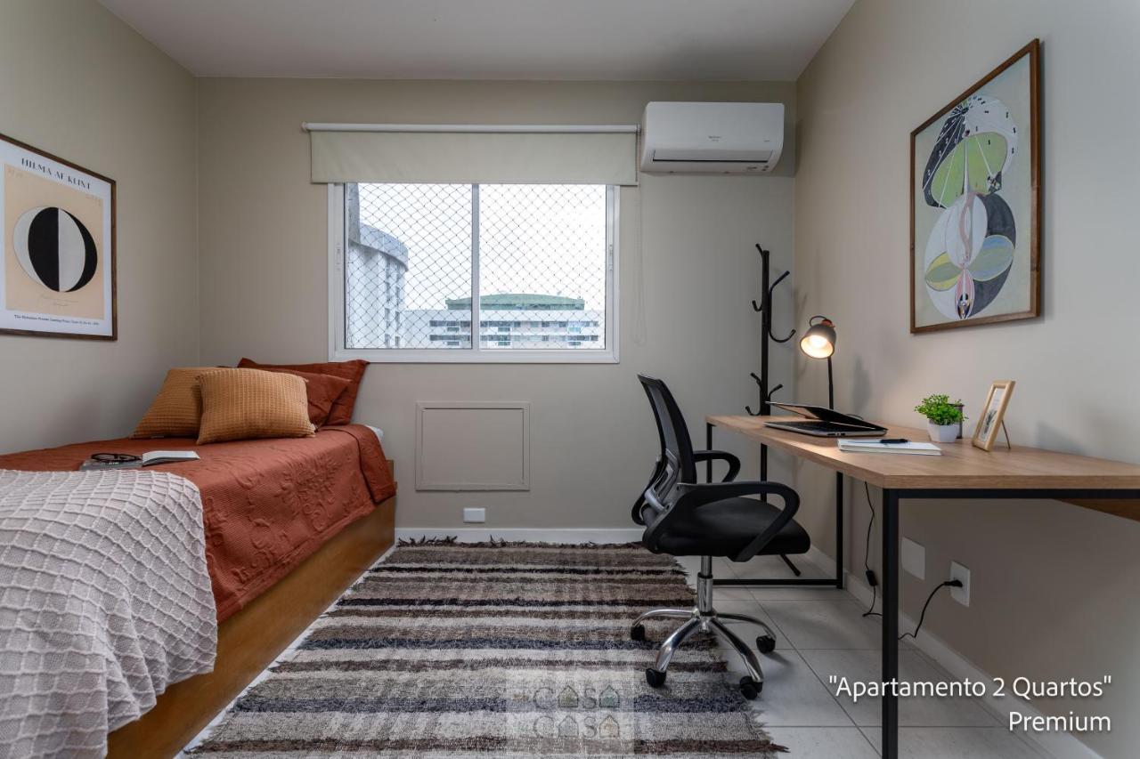 2 Quartos Com Varanda A 300M Riocentro Wi-Fi 120Mbps E Cozinha Completa - Condominio Com Piscina, Estacionamento, Portaria 24H E Parquinho Infantil - Apartamento Indicado Para Grupos, Hospedes A Trabalho E Criancas Rio de Janeiro Exterior photo