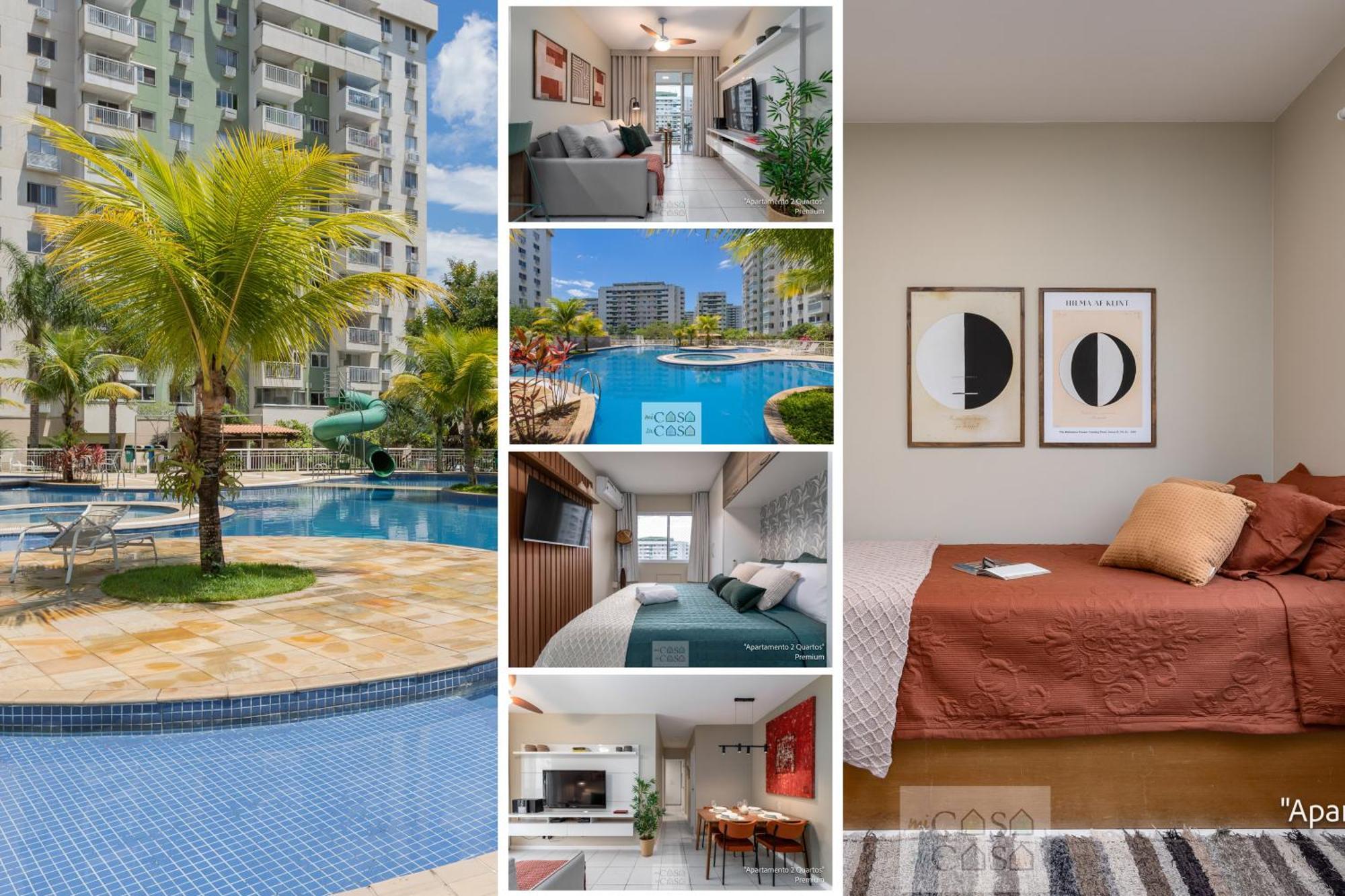 2 Quartos Com Varanda A 300M Riocentro Wi-Fi 120Mbps E Cozinha Completa - Condominio Com Piscina, Estacionamento, Portaria 24H E Parquinho Infantil - Apartamento Indicado Para Grupos, Hospedes A Trabalho E Criancas Rio de Janeiro Exterior photo