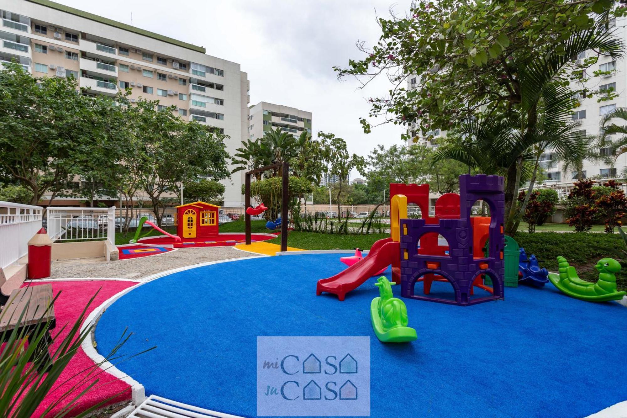 2 Quartos Com Varanda A 300M Riocentro Wi-Fi 120Mbps E Cozinha Completa - Condominio Com Piscina, Estacionamento, Portaria 24H E Parquinho Infantil - Apartamento Indicado Para Grupos, Hospedes A Trabalho E Criancas Rio de Janeiro Exterior photo