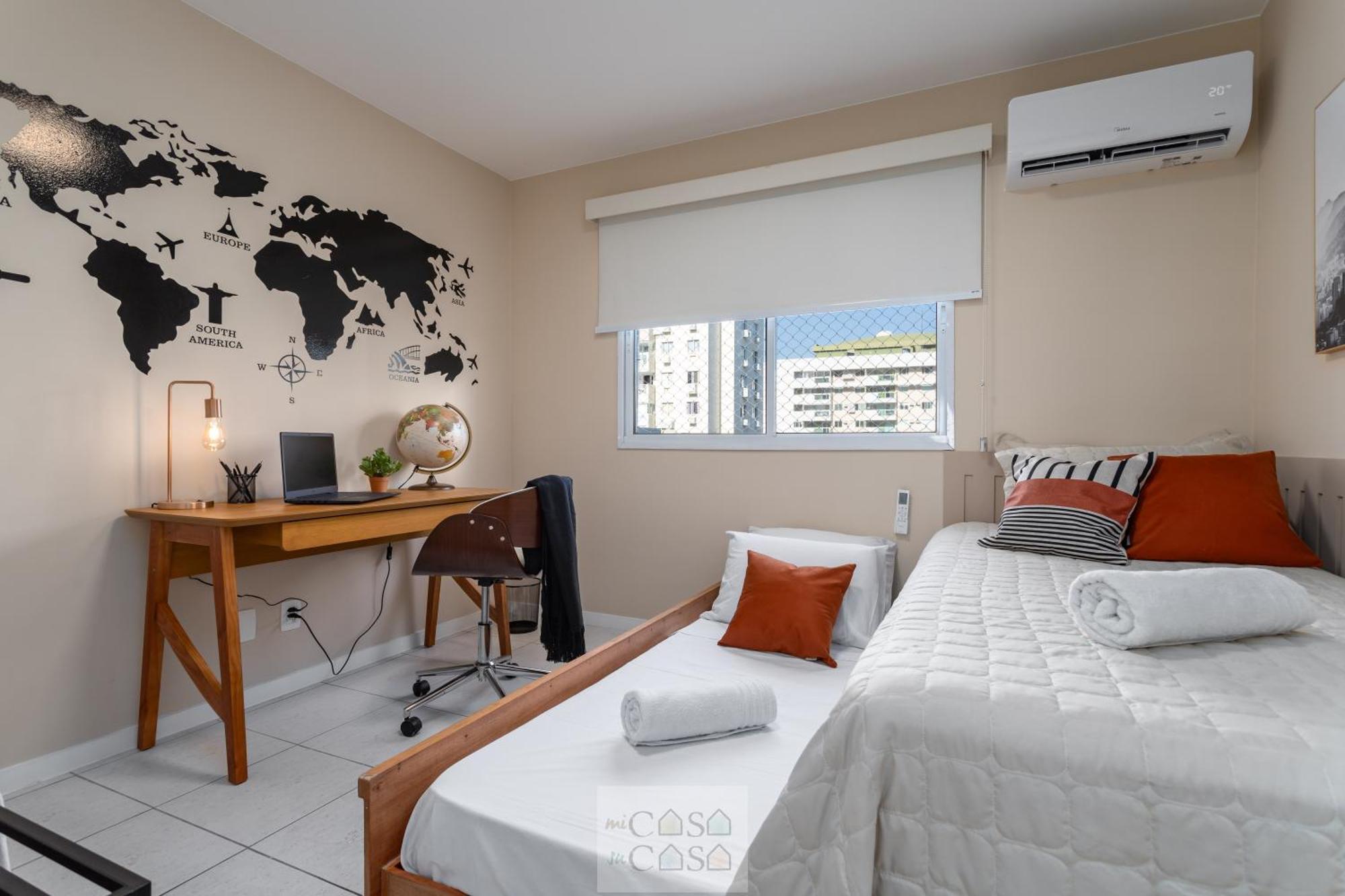2 Quartos Com Varanda A 300M Riocentro Wi-Fi 120Mbps E Cozinha Completa - Condominio Com Piscina, Estacionamento, Portaria 24H E Parquinho Infantil - Apartamento Indicado Para Grupos, Hospedes A Trabalho E Criancas Rio de Janeiro Room photo