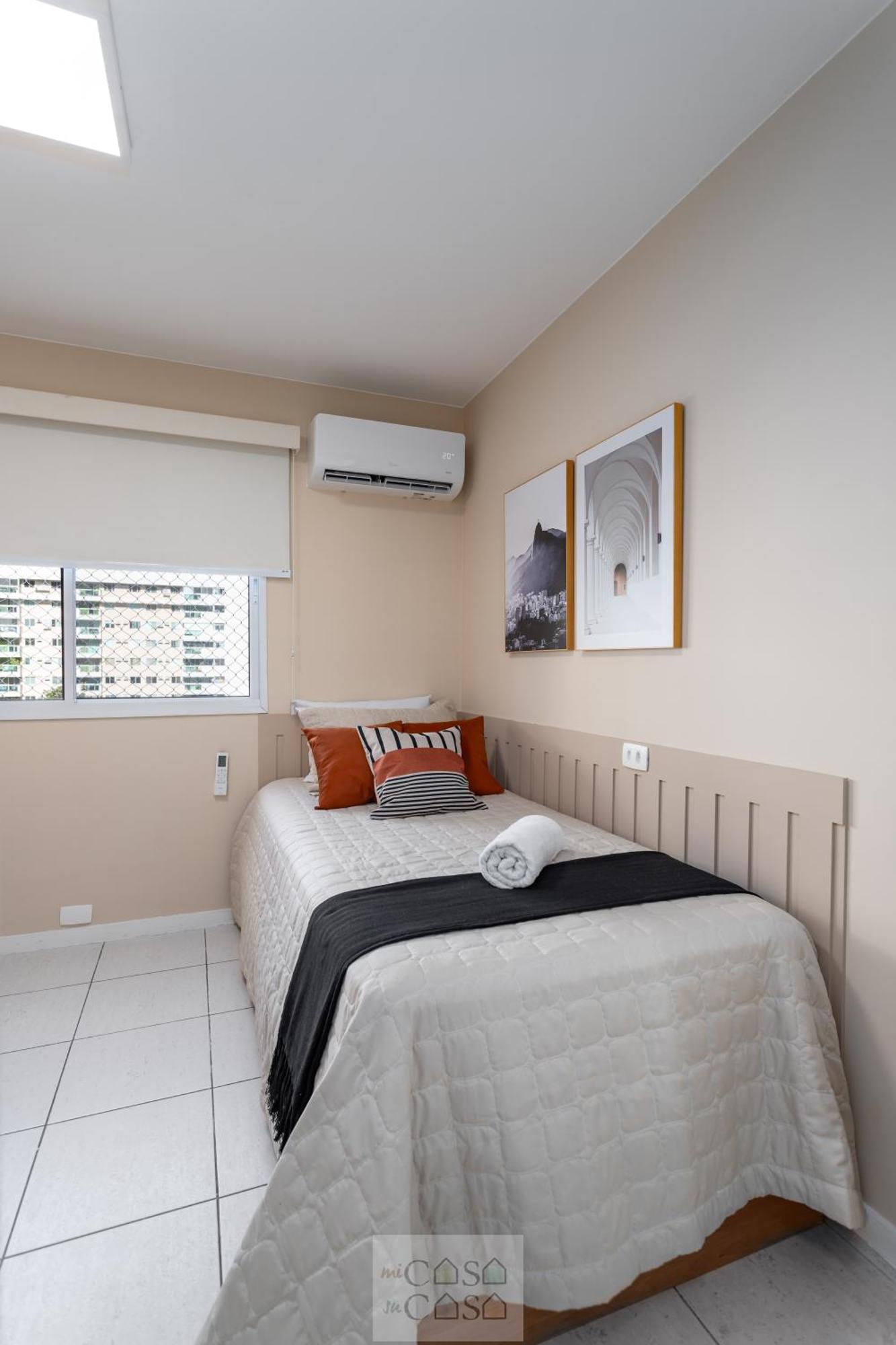 2 Quartos Com Varanda A 300M Riocentro Wi-Fi 120Mbps E Cozinha Completa - Condominio Com Piscina, Estacionamento, Portaria 24H E Parquinho Infantil - Apartamento Indicado Para Grupos, Hospedes A Trabalho E Criancas Rio de Janeiro Room photo