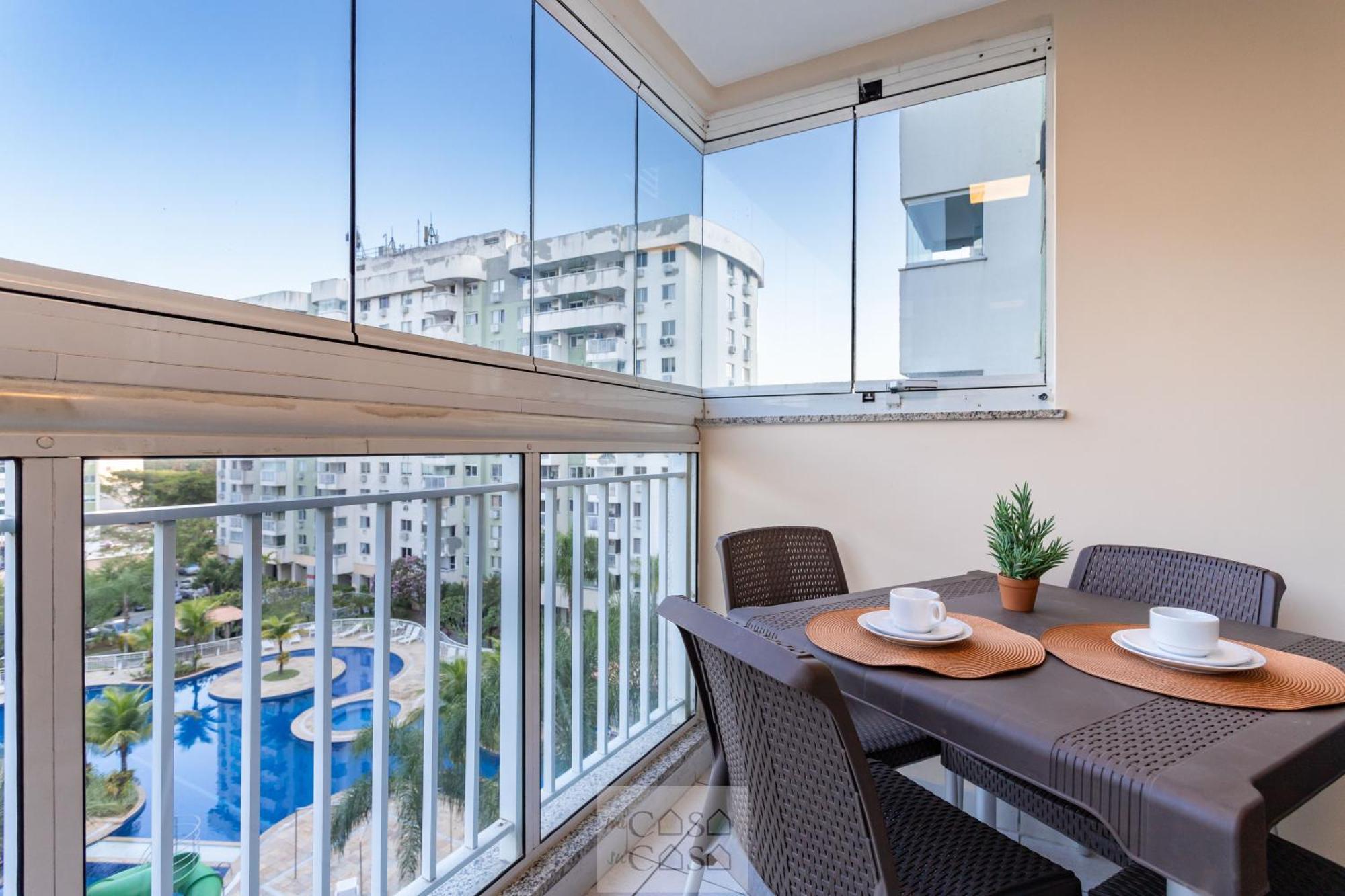 2 Quartos Com Varanda A 300M Riocentro Wi-Fi 120Mbps E Cozinha Completa - Condominio Com Piscina, Estacionamento, Portaria 24H E Parquinho Infantil - Apartamento Indicado Para Grupos, Hospedes A Trabalho E Criancas Rio de Janeiro Exterior photo