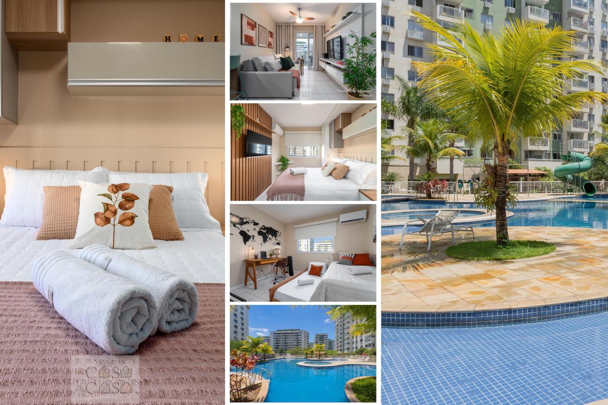 2 Quartos Com Varanda A 300M Riocentro Wi-Fi 120Mbps E Cozinha Completa - Condominio Com Piscina, Estacionamento, Portaria 24H E Parquinho Infantil - Apartamento Indicado Para Grupos, Hospedes A Trabalho E Criancas Rio de Janeiro Exterior photo